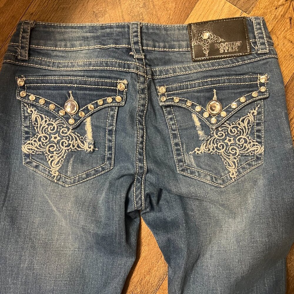 Rockin Star  Ranch  jeans 31x34 - Picture 4 of 5